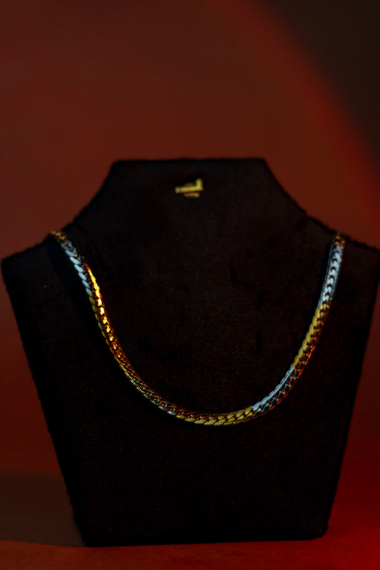 Mens dual toned chain